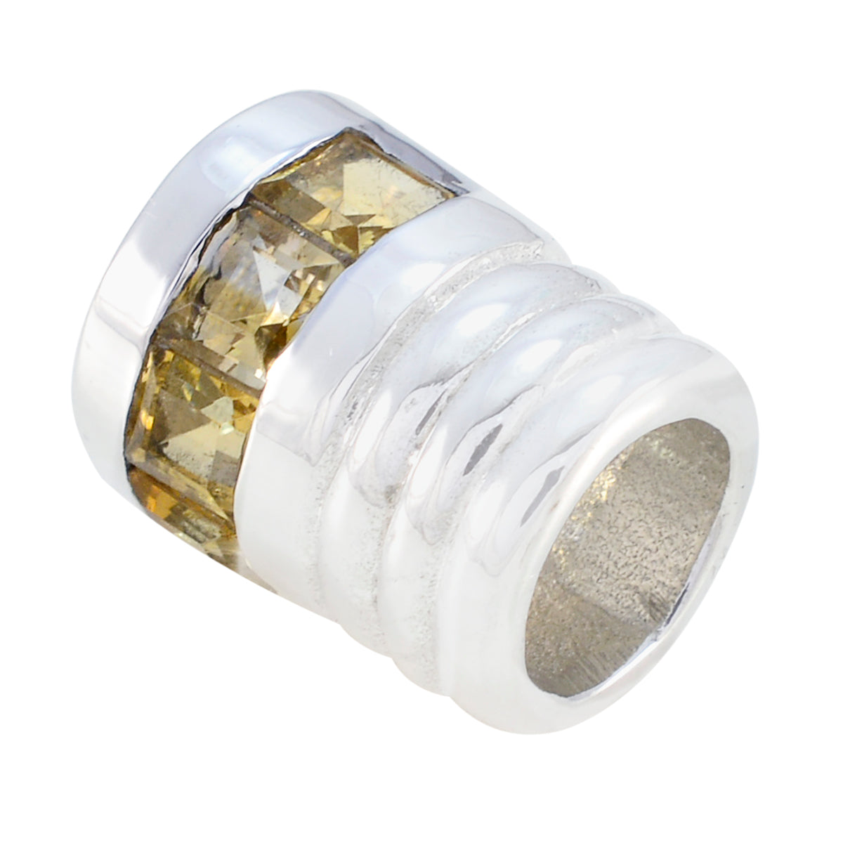 Bruna Yellow Sophisticated Featherlight Pendant Citrine Yellow Yellow