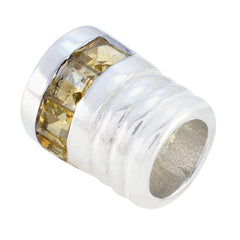 Bruna Yellow Sophisticated Featherlight Pendant Citrine Yellow Yellow