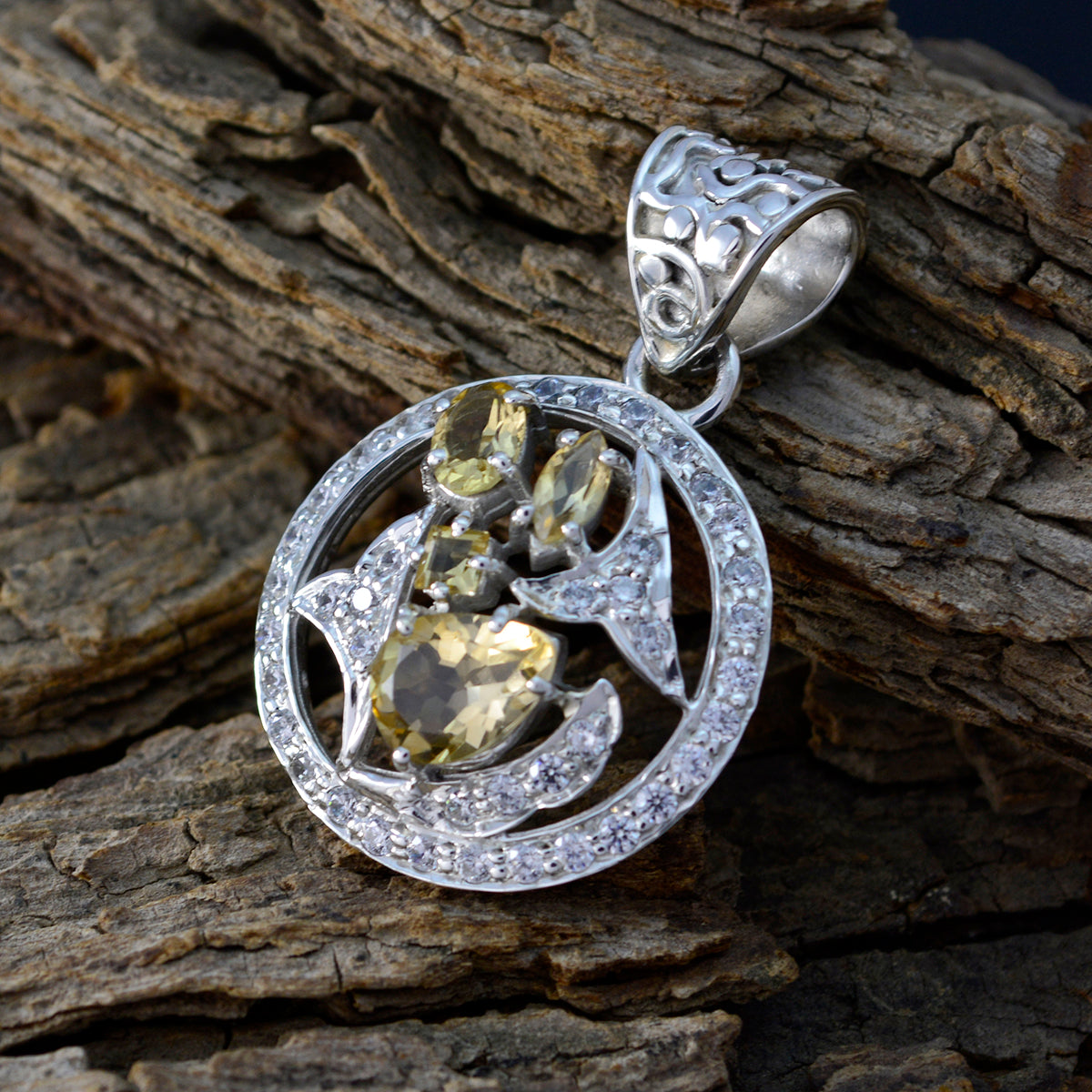 Pauline Yellow Armor Minimal Pendant