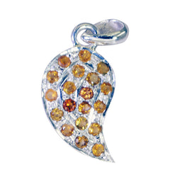 Nayara Yellow Modern Whisper-thin Pendant Citrine Yellow Yellow