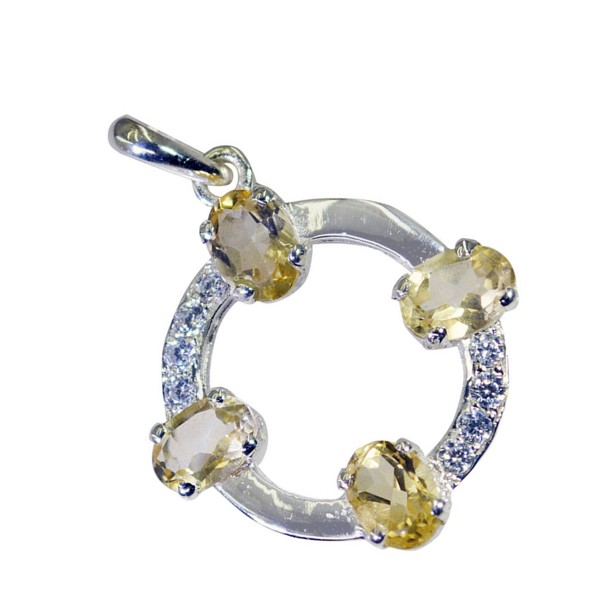 Aurora Yellow Heart Eye-catching Pendant