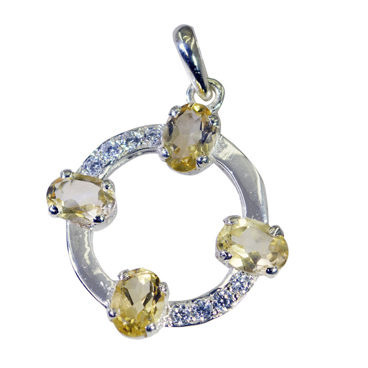 Aurora Yellow Heart Eye-catching Pendant