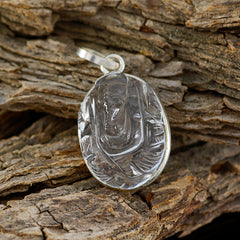 Ines White Sophisticated Minimal Pendant