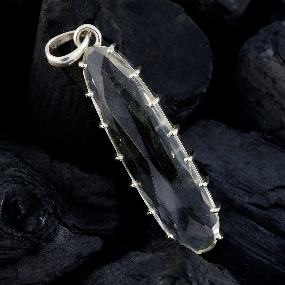 Camila White Cocktail Statement Pendant