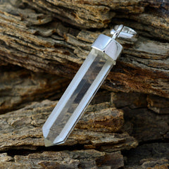 Julia White Abstract Tiny Pendant
