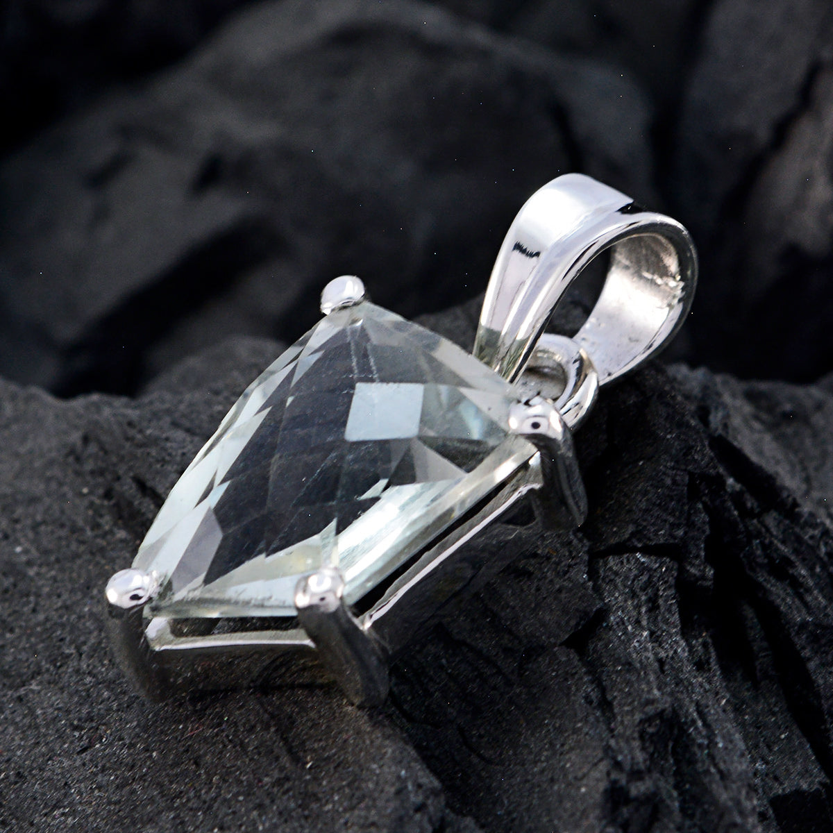 Bianca Light Green Luxurious Whisper-thin Pendant