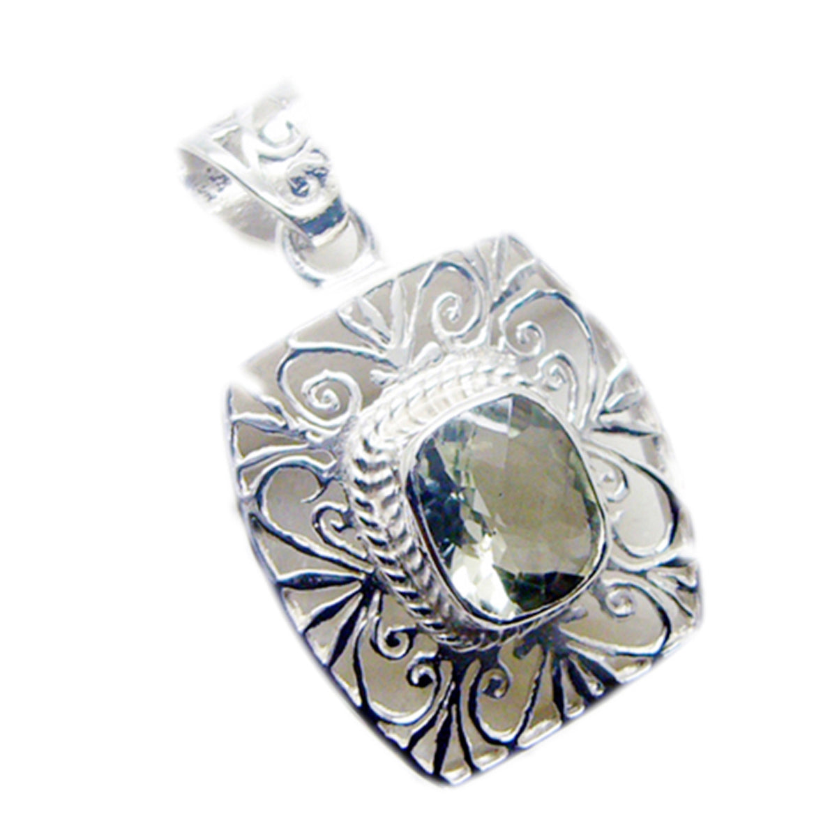 Emma Light Green Victorian Essential Pendant