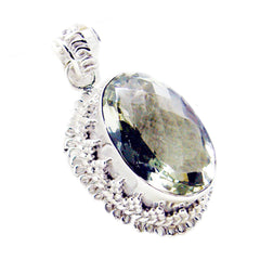 Stella Light Green Rope-Wire Chunky Pendant