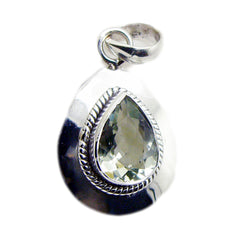 Mia Light Green Rope-Wire Statement Pendant Green Amethyst Light Green Light Green