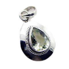 Mia Light Green Rope-Wire Statement Pendant
