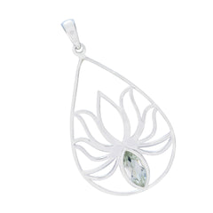 Emilia Light Green Rope-Wire Dainty Pendant