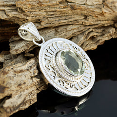Julia Light Green Geometric Statement Pendant