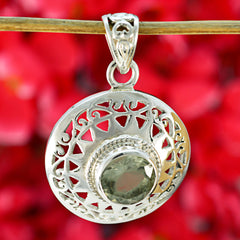 Lily Light Green antique Statement Pendant