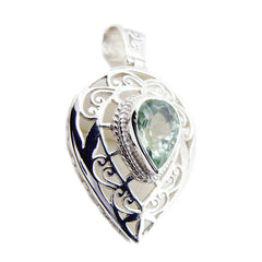 Ángeles Light Green Retro Statement Pendant Green Amethyst Light Green Light Green