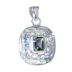 Camilla Light Green Vintage Edgy Pendant Green Amethyst Light Green Light Green