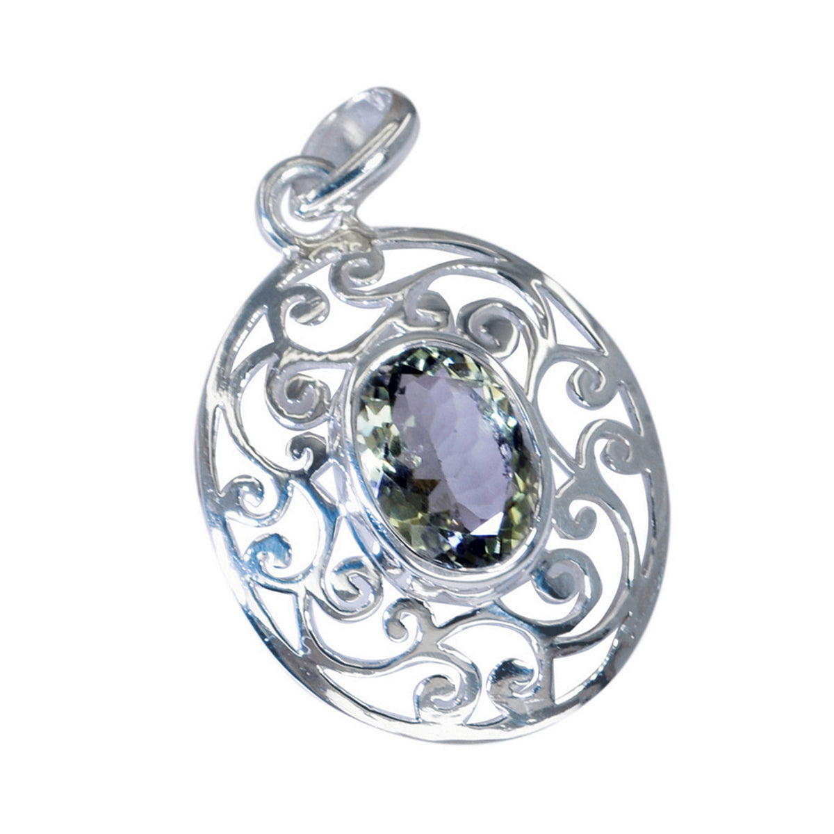 Emilia Light Green Art-Deco Classic Pendant