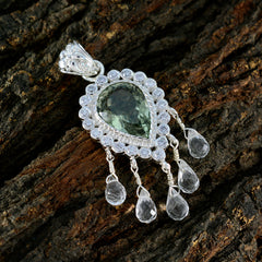 Autumn Light Green Glamorous Statement Pendant