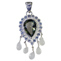 Autumn Light Green Glamorous Statement Pendant