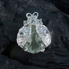 Olivia Light Green Heart Featherlight Pendant
