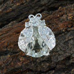 Olivia Light Green Heart Featherlight Pendant