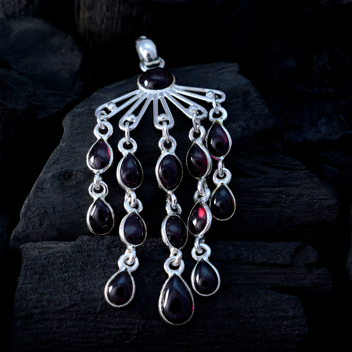 Leah Red Cocktail Mid-weight Pendant