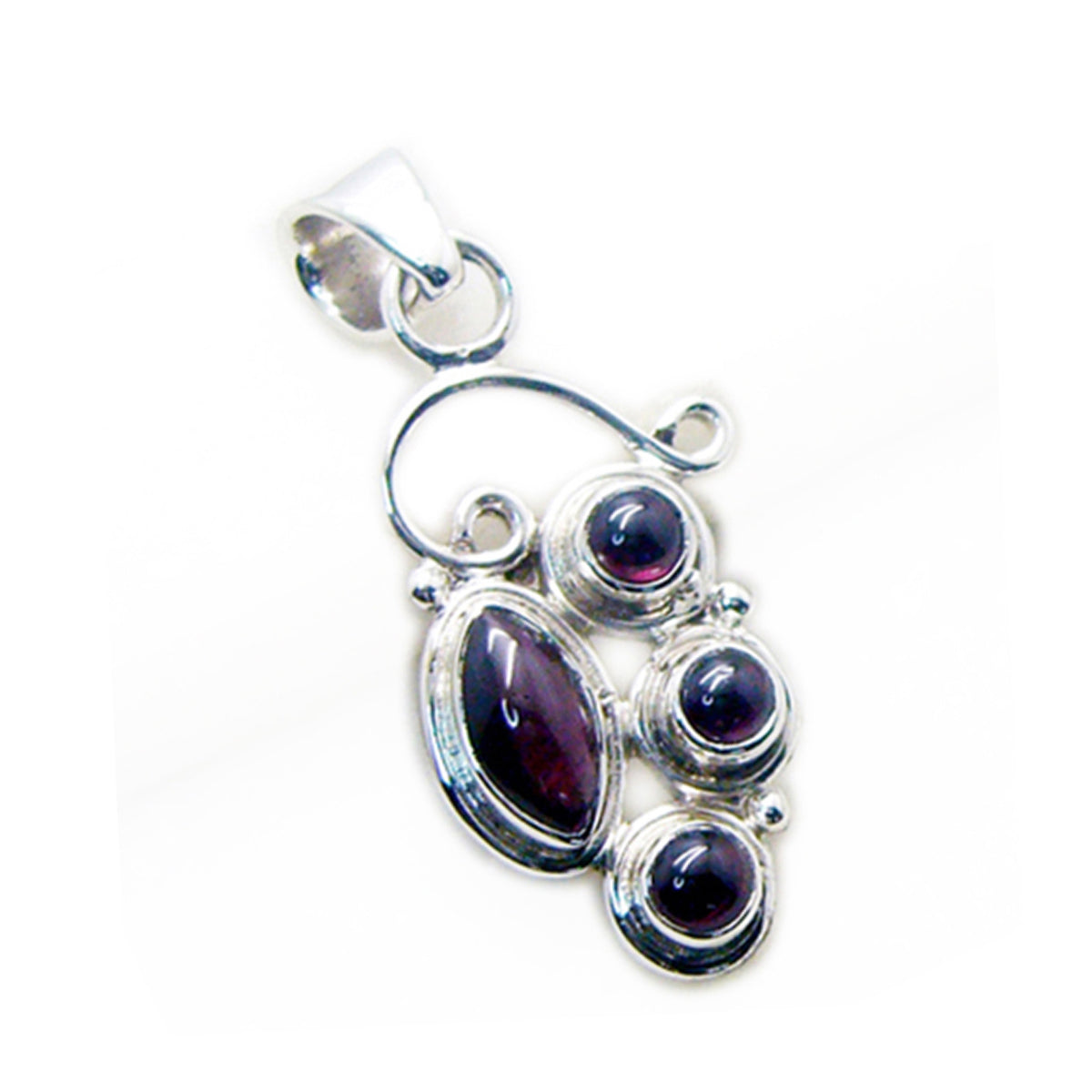 Lucy Red Modern Eye-catching Pendant