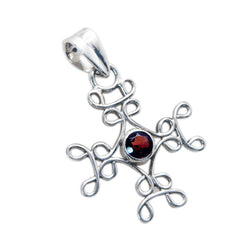 Bruna Red Rope-Wire Featherlight Pendant