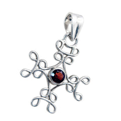 Bruna Red Rope-Wire Featherlight Pendant