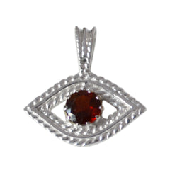 Camila Red Rope-Wire Featherlight Pendant Garnet Red Red