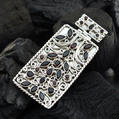 Ida Red Rope-Wire Chunky Pendant