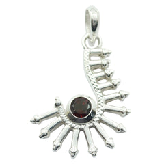 Clara Red Engagement Featherlight Pendant Garnet Red Red