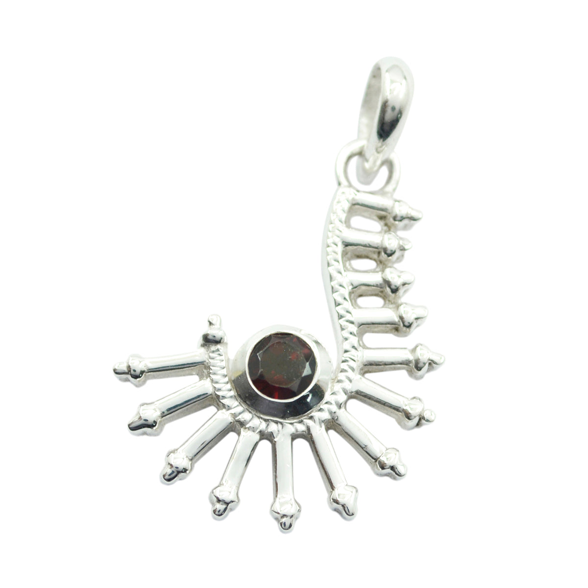 Clara Red Engagement Featherlight Pendant