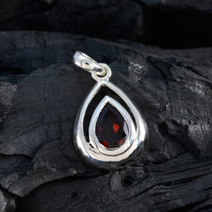 Milagros Red Graceful Delicate Pendant