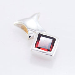 Wen Red Abstract Minimalist Pendant