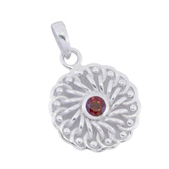 Greta Red Geometric Tiny Pendant