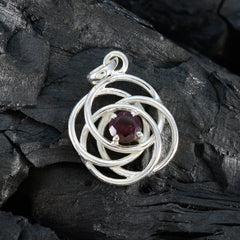 Savannah Red Art-Deco Dainty Pendant