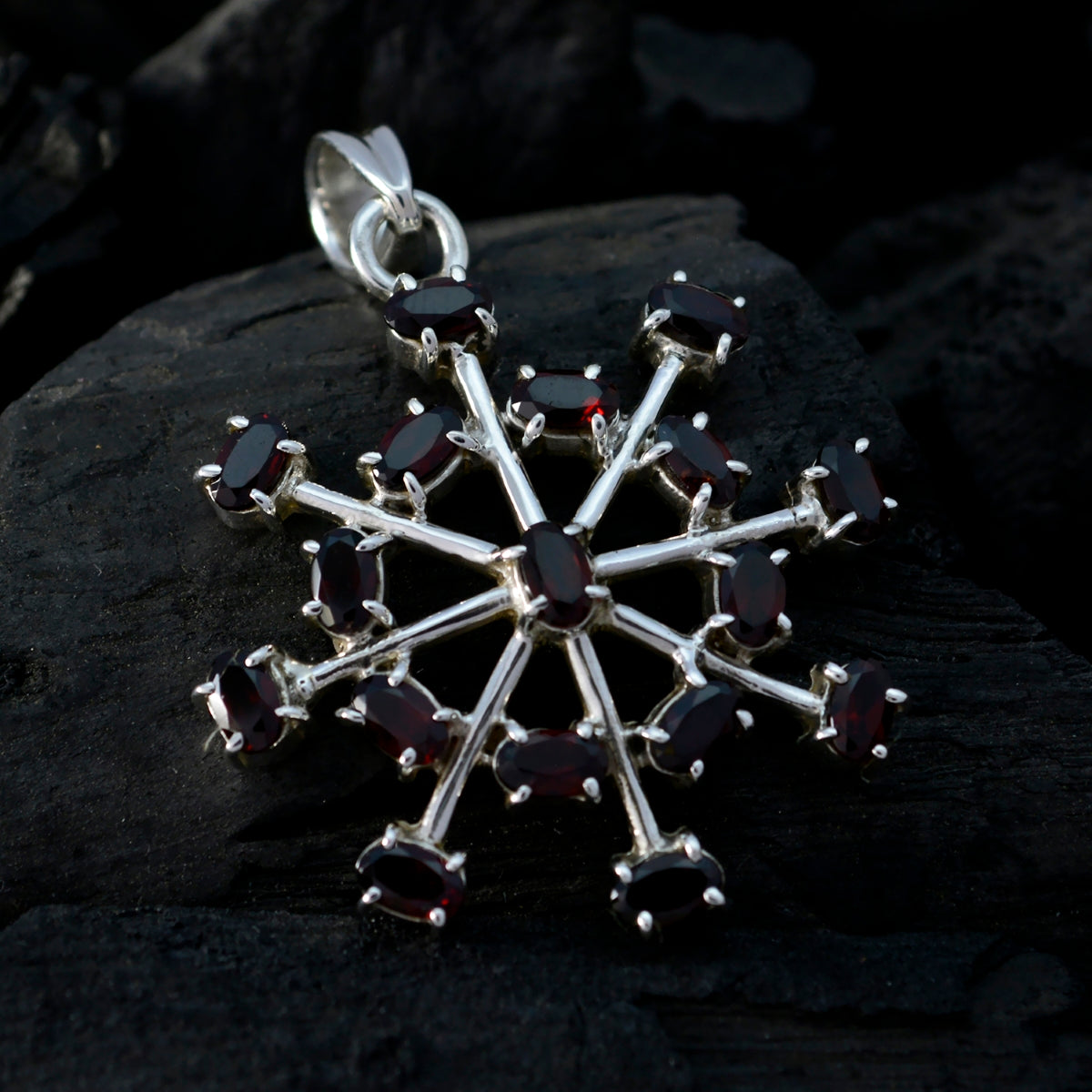 Daniela Red Modern Classic Pendant