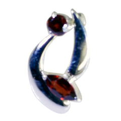 Pauline Red Contemporary Delicate Pendant