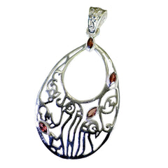 Isabelle Red antique Classic Pendant Garnet Red Red