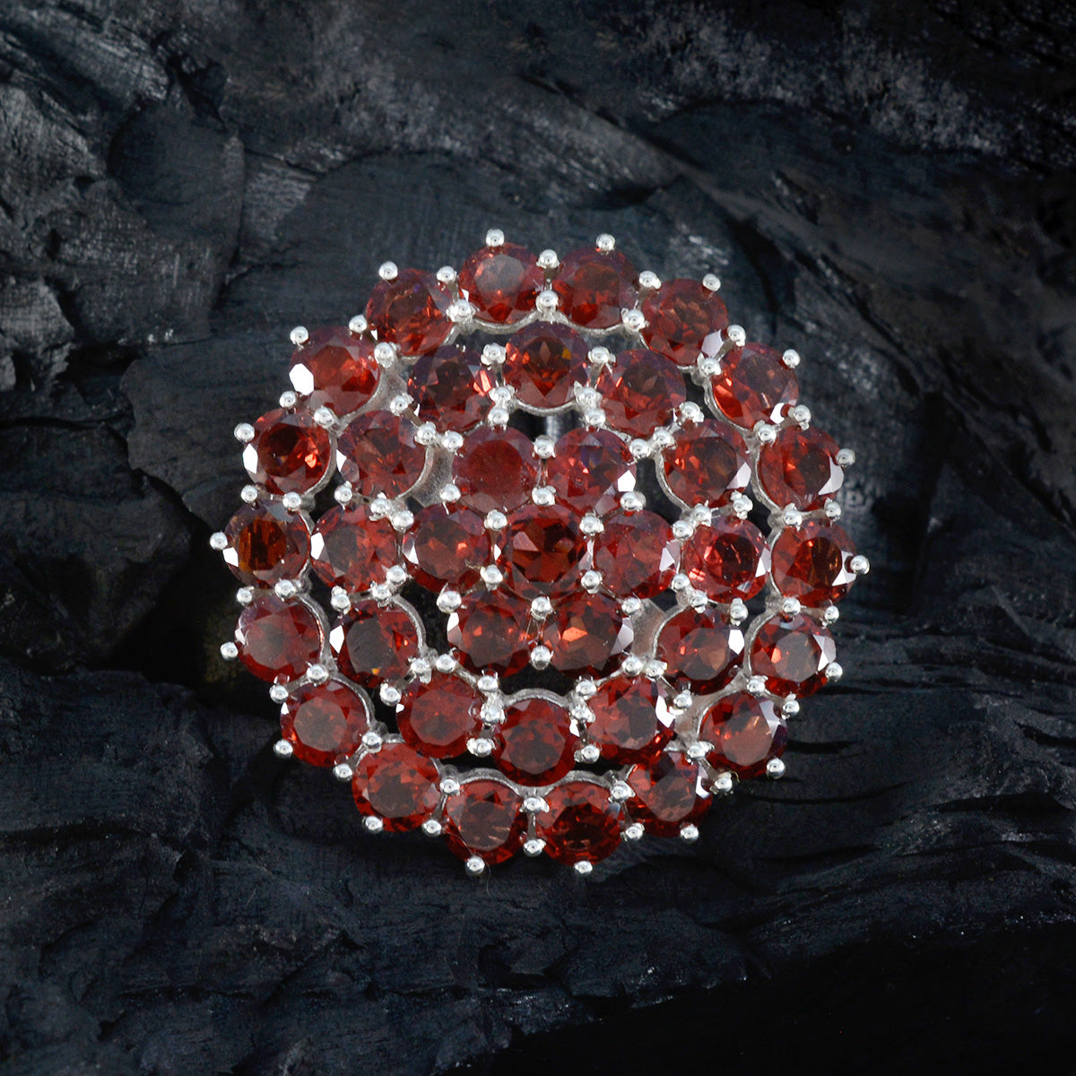 Aurora Red Boho Statement Pendant