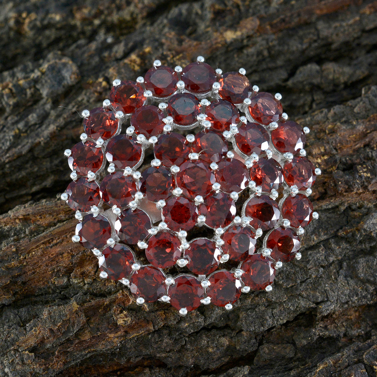 Aurora Red Boho Statement Pendant