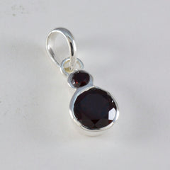 Chloe Red Romantic Dainty Pendant Garnet Red Red