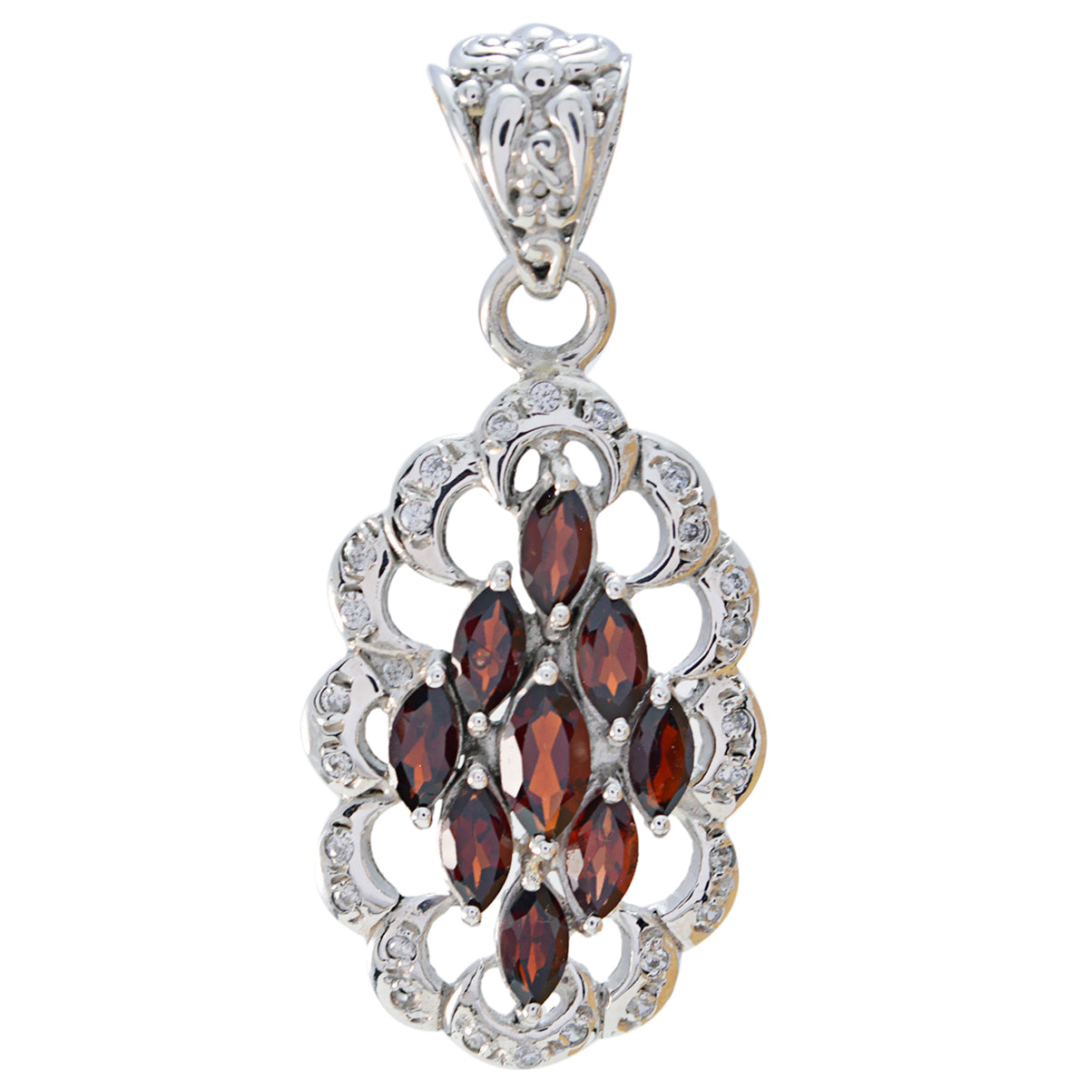 Araya Red Luxurious Slim Pendant
