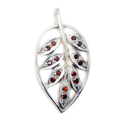Nora Red Vintage Featherlight Pendant Garnet Red Red