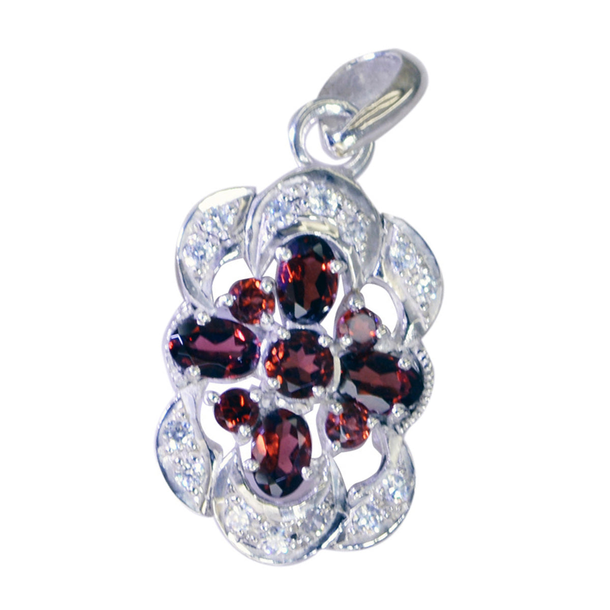 Ayesha Red Sophisticated Classic Pendant