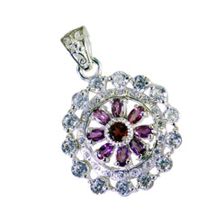 Penelope Red Sophisticated Statement Pendant