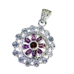 Penelope Red Sophisticated Statement Pendant