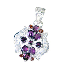 Skylar Red Bubble Statement Pendant