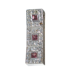 Stella Red Heart Essential Pendant Garnet Red Red