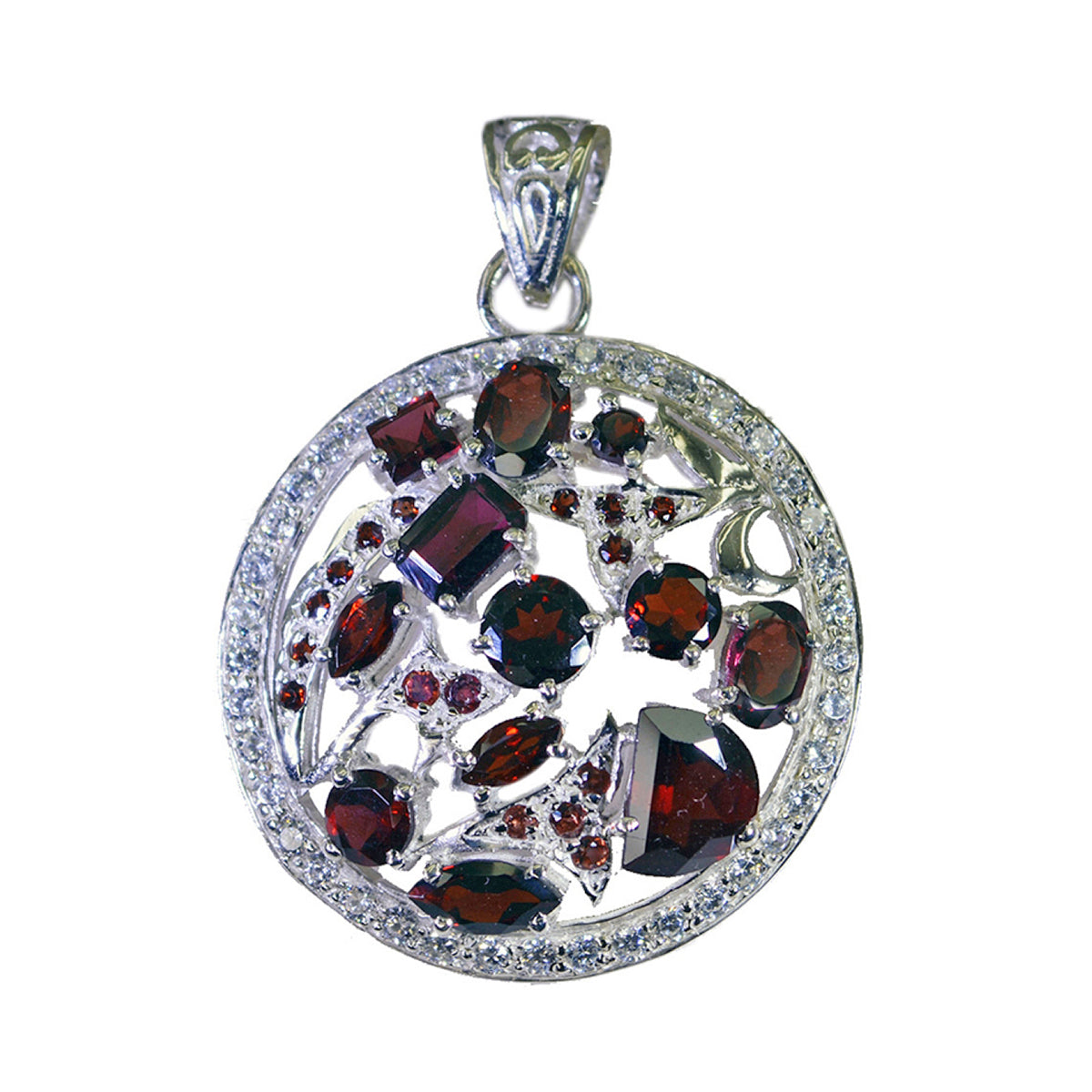 Liyana Red Engagement Statement Pendant